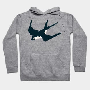 Cute Swallow pixel art Hoodie